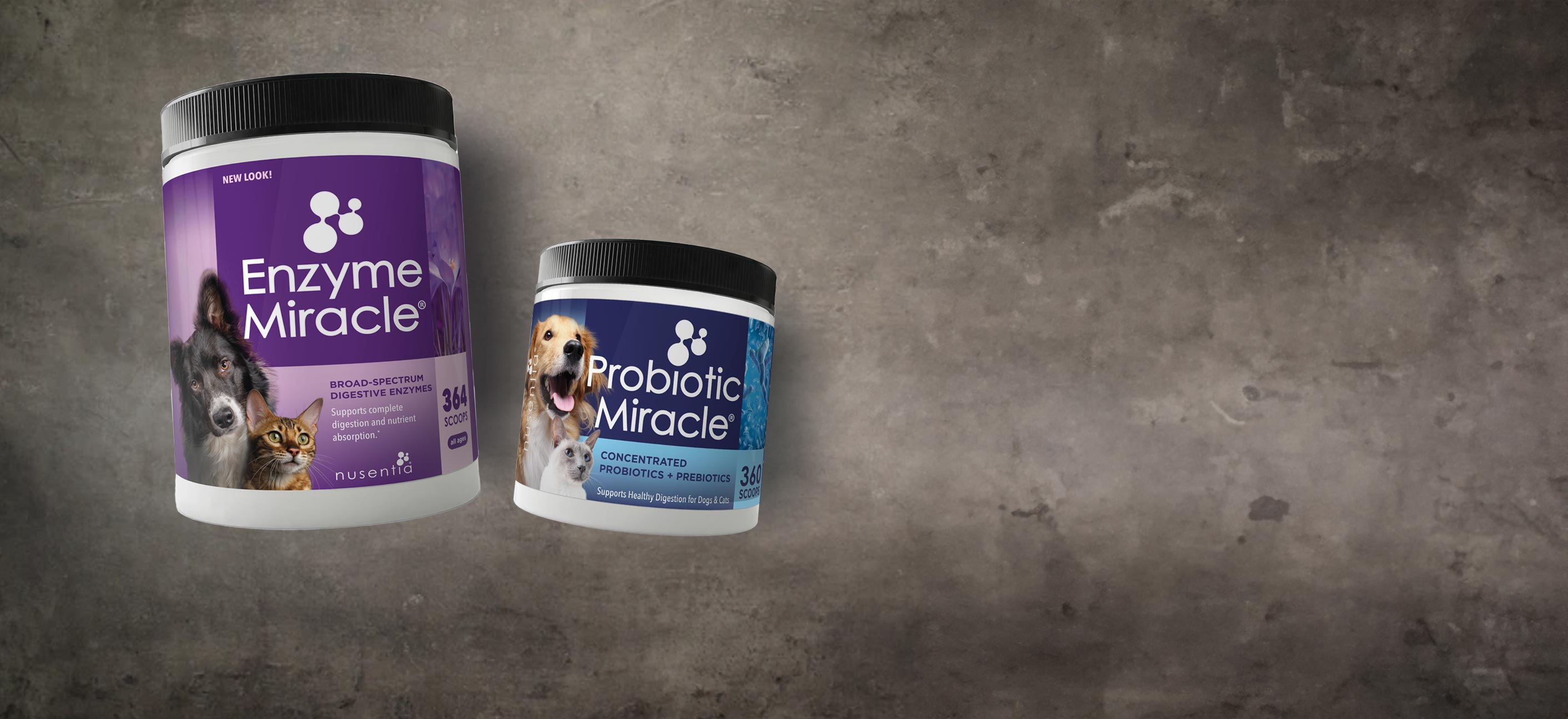 The Miracle Pack : Probiotics & Enzymes for pets – Nusentia